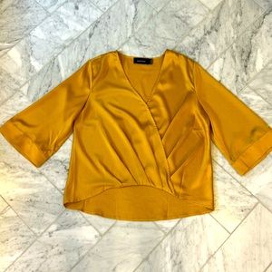 Minkpink silk top, size S